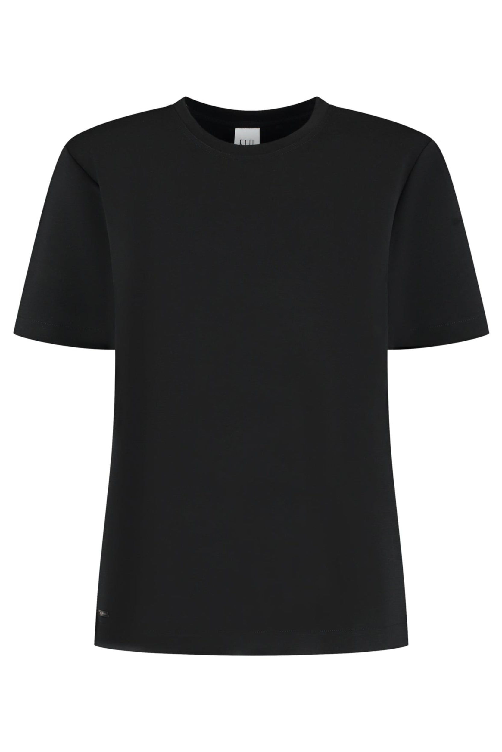Eva Modal Blend Slim Fit Tee - Black
