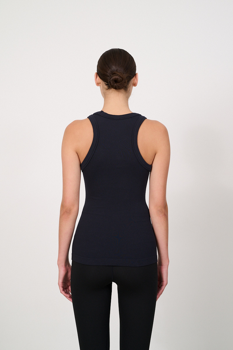 MAIA MicroModal soft rib tank - Black