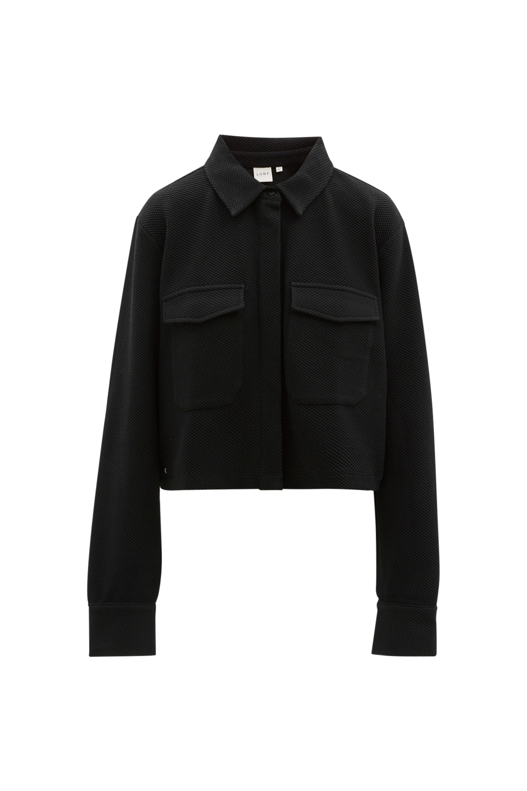 Moon Classic Short Blouse - Black