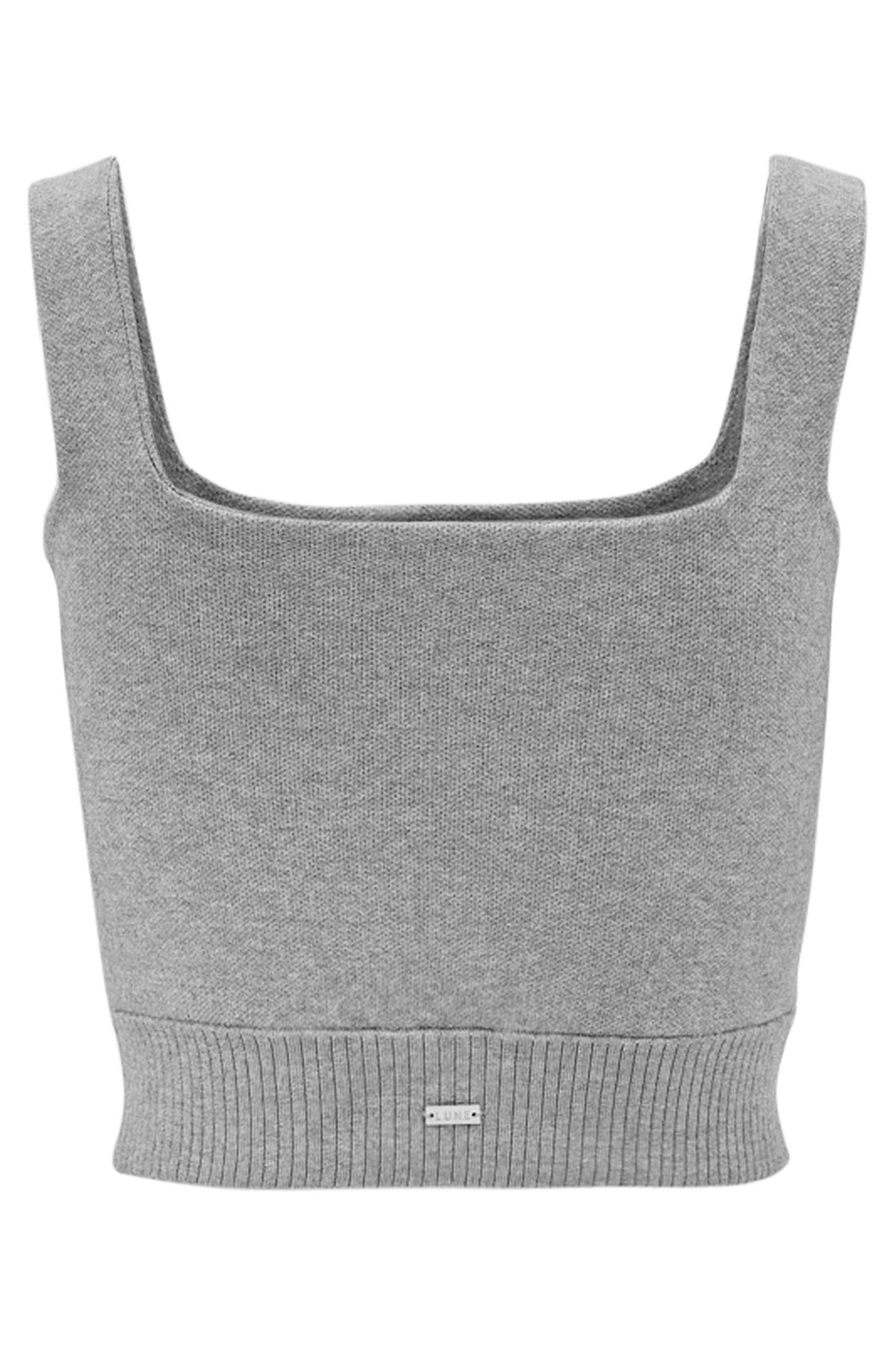 Olly Short Tank - Grey Melange
