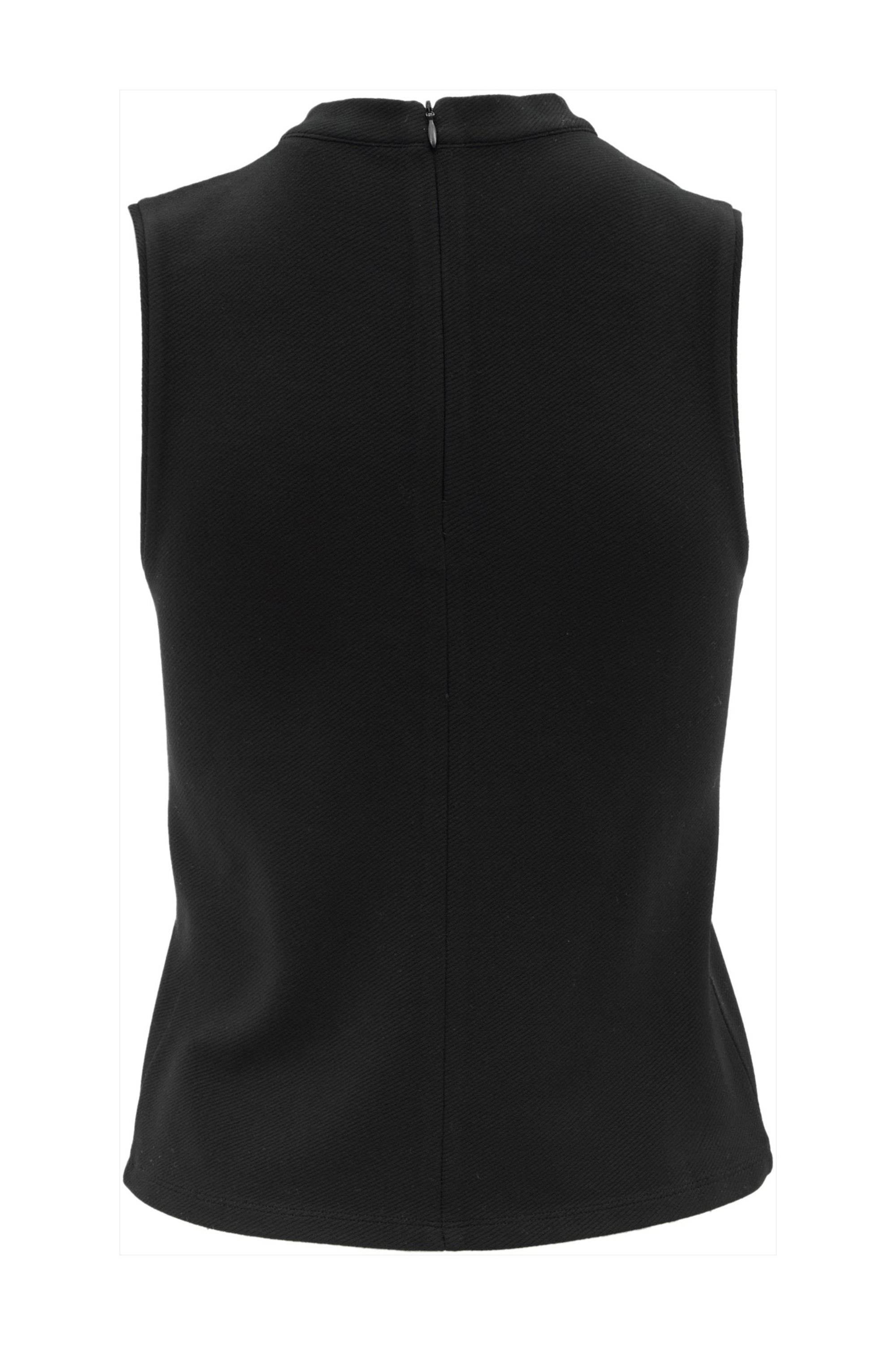 Forest Essential Sleeveless Top - Black