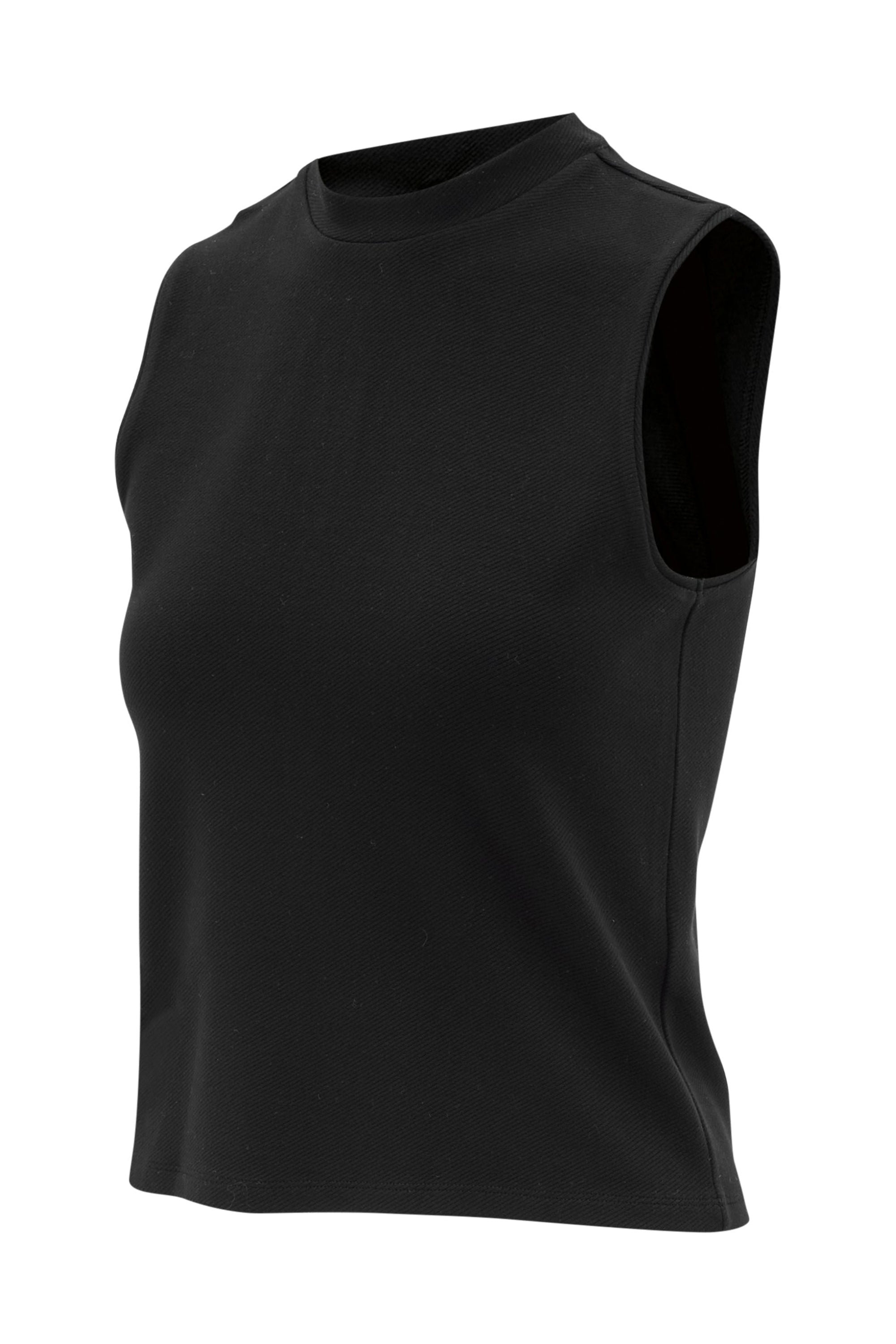 Forest Essential Sleeveless Top - Black