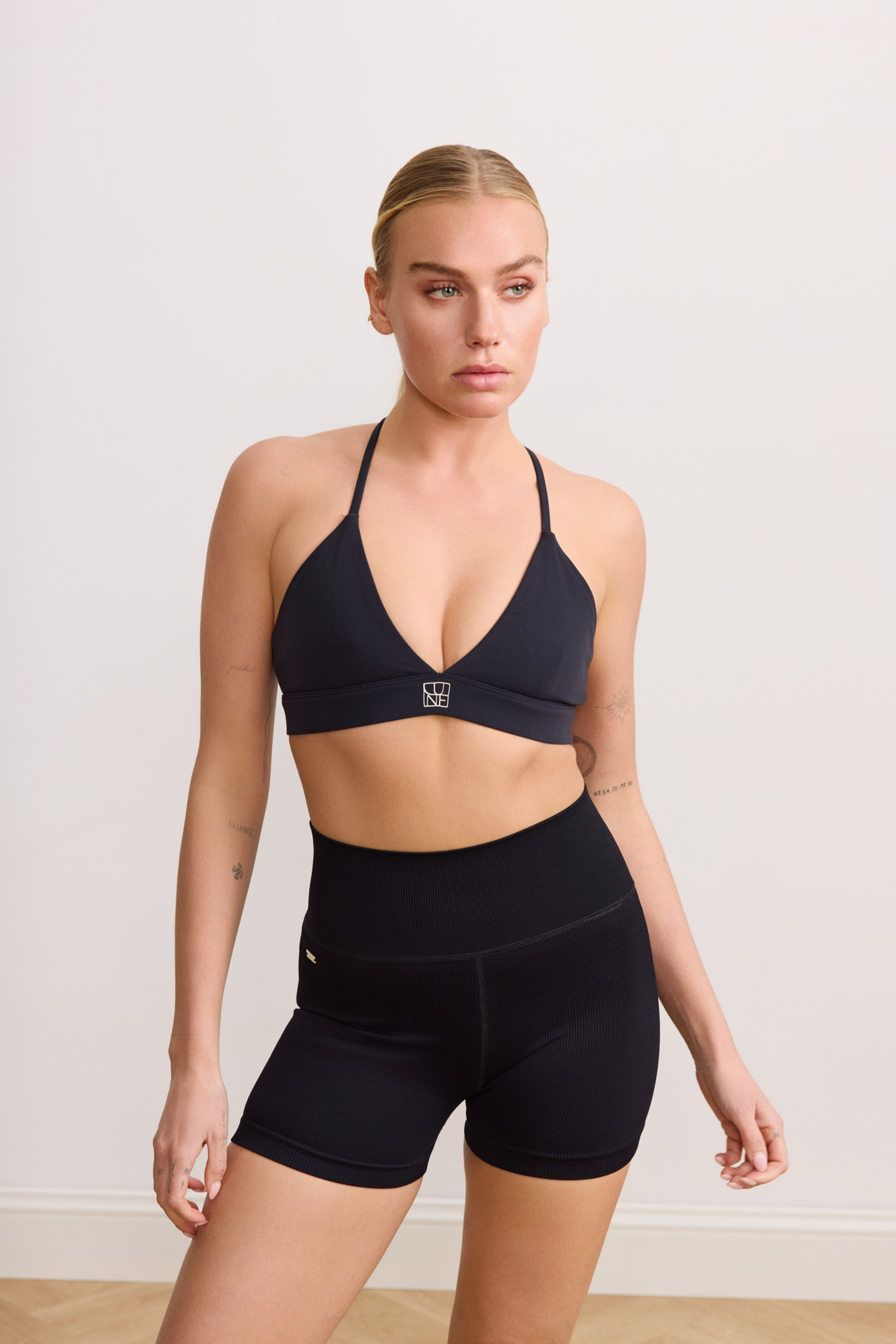 RIVER LIFT cross back bra - Black