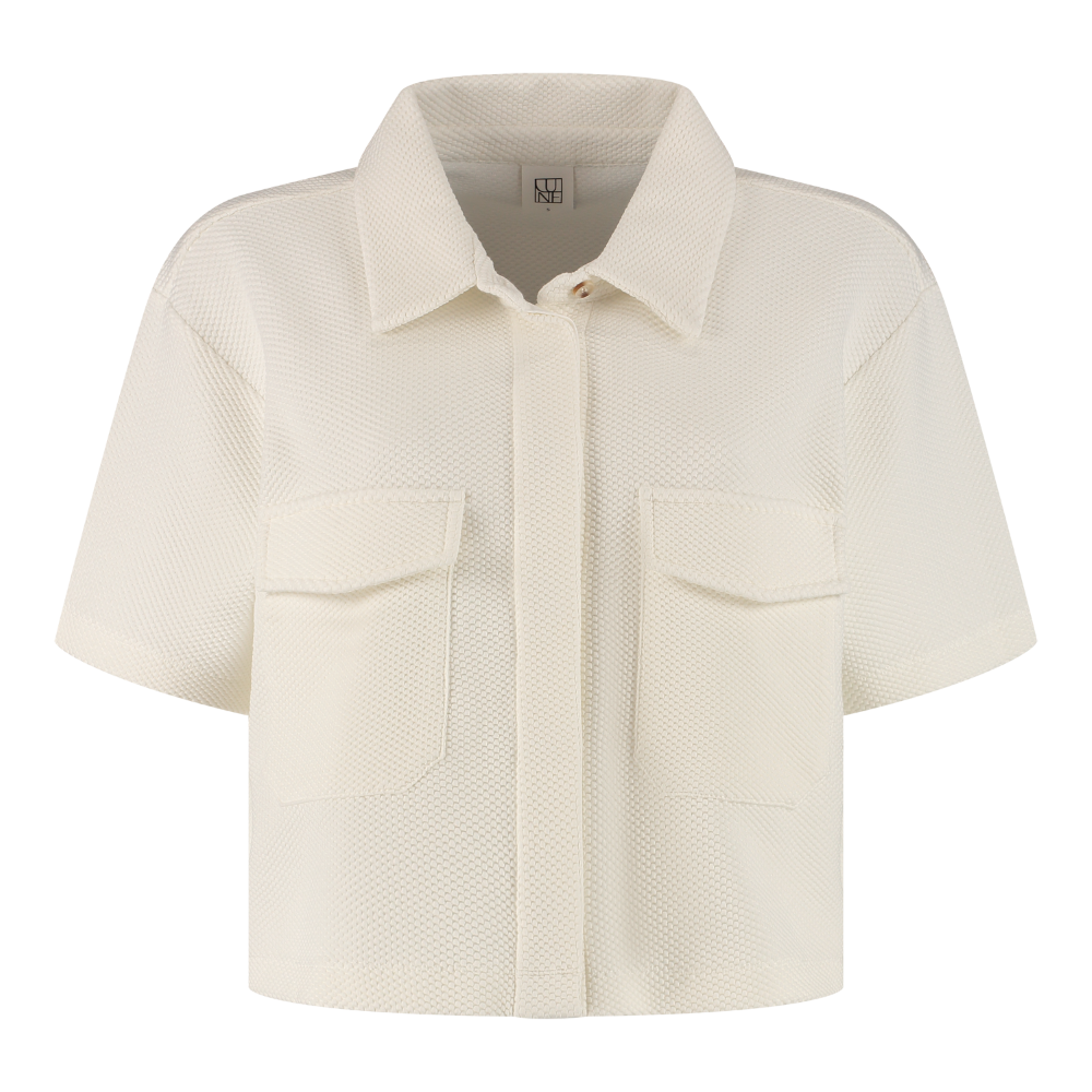 Moon Short Sleeve Blouse - Marshmellow