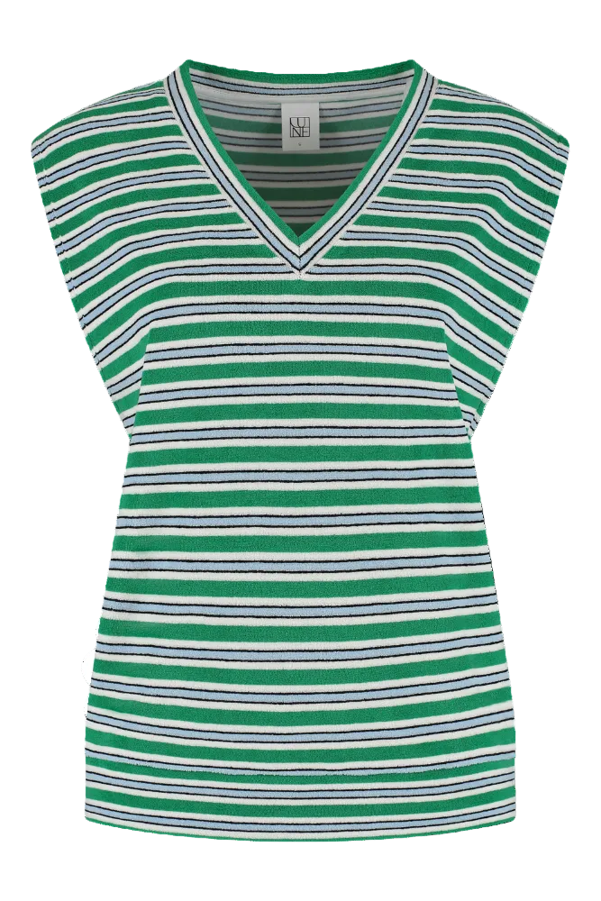 Abby Terry Sleeveless Top - Jade
