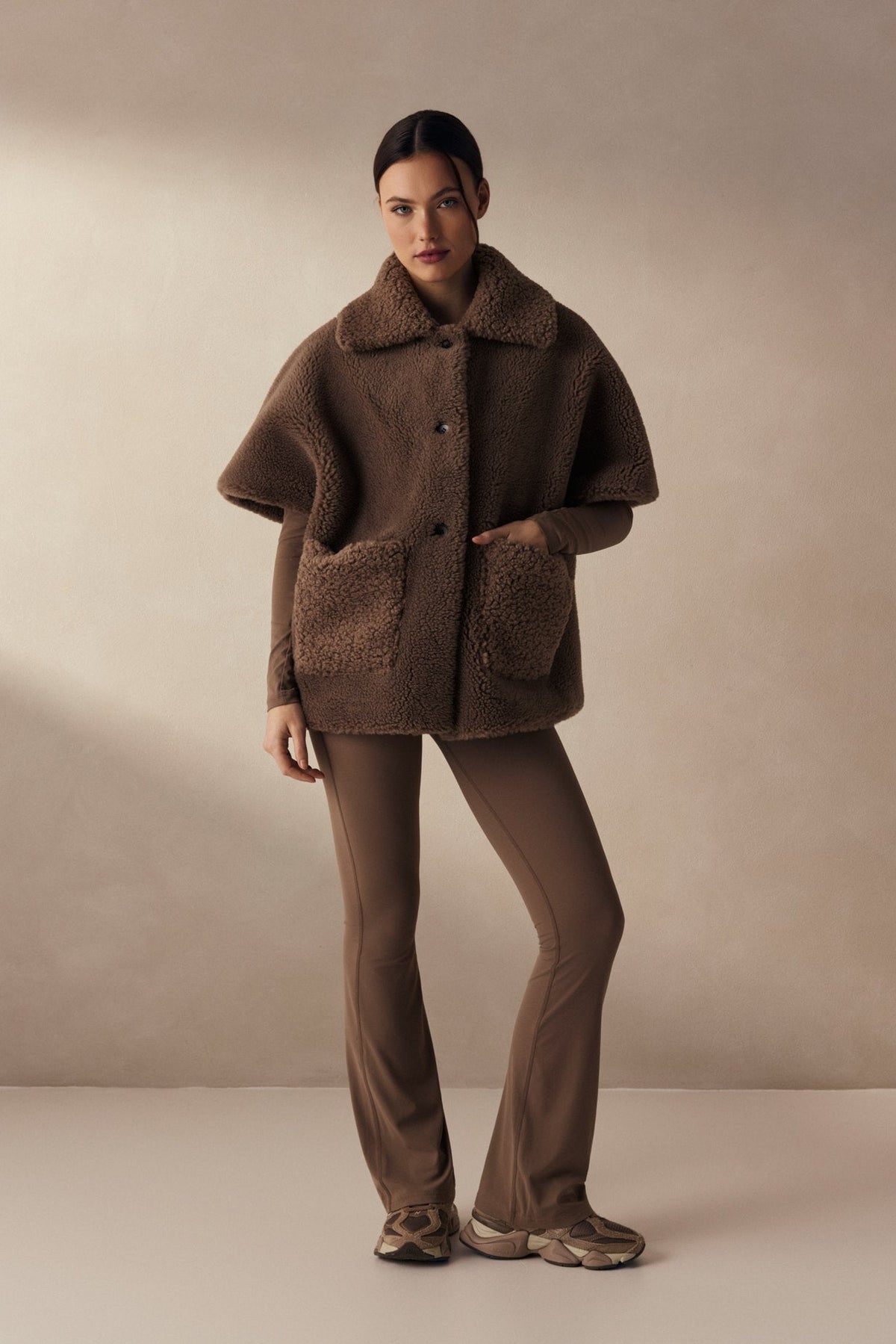 Kim Teddy Vest - Khaki
