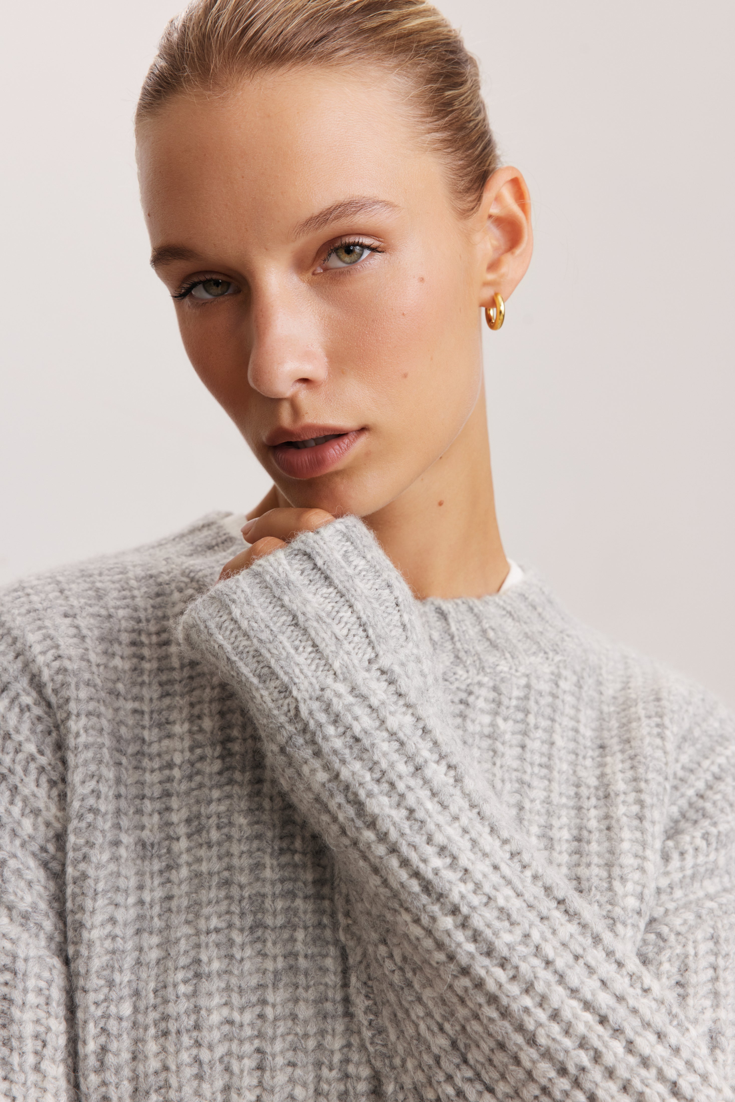 Hudson Crew Sweater - Grey Melange