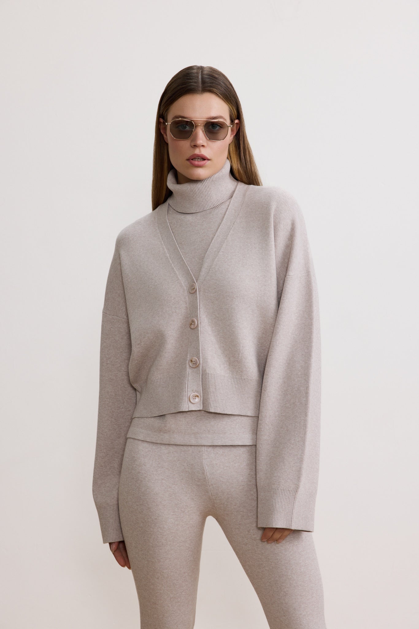 Olly Cardigan - Feather Grey