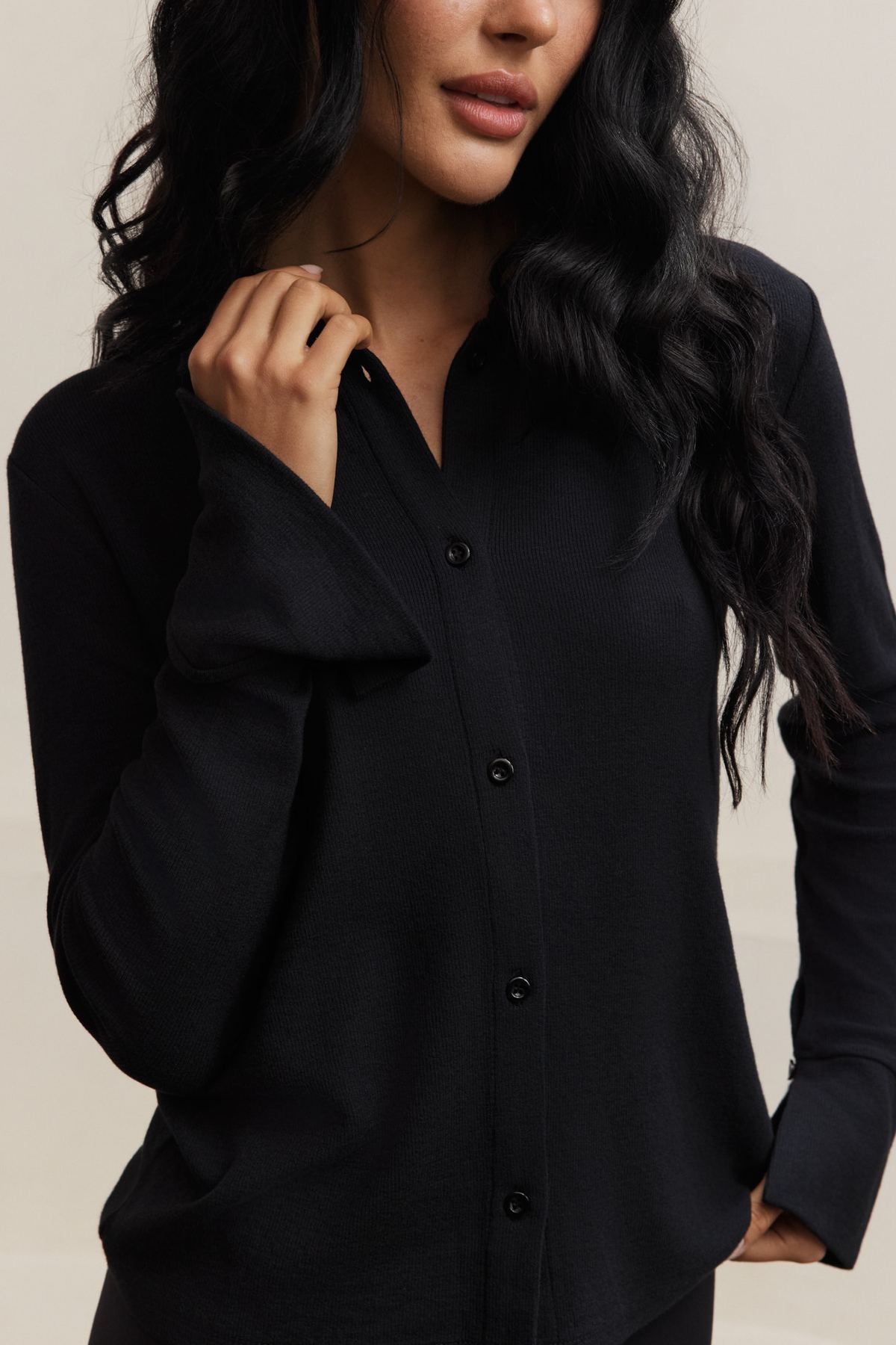 Mila Soft Blouse - Black