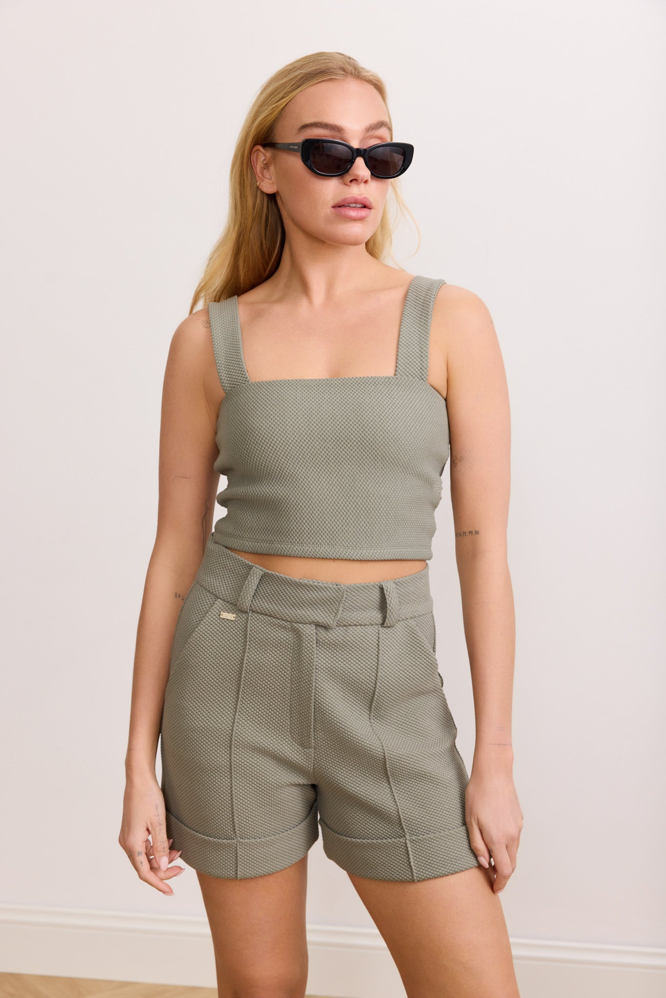 MOON CLASSIC Short Tank - Olive