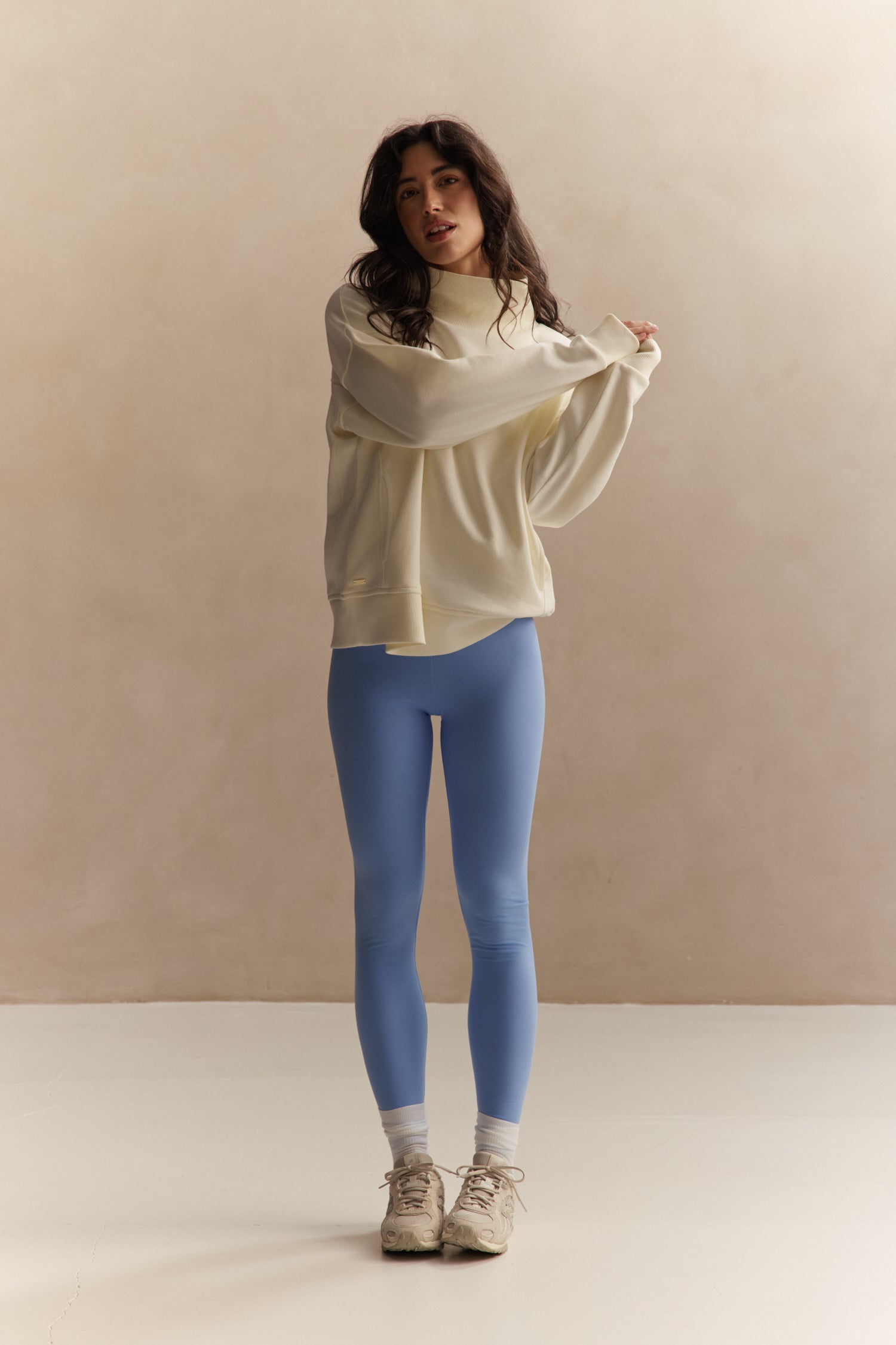 Zane Mock Neck Sweater - Marshmellow