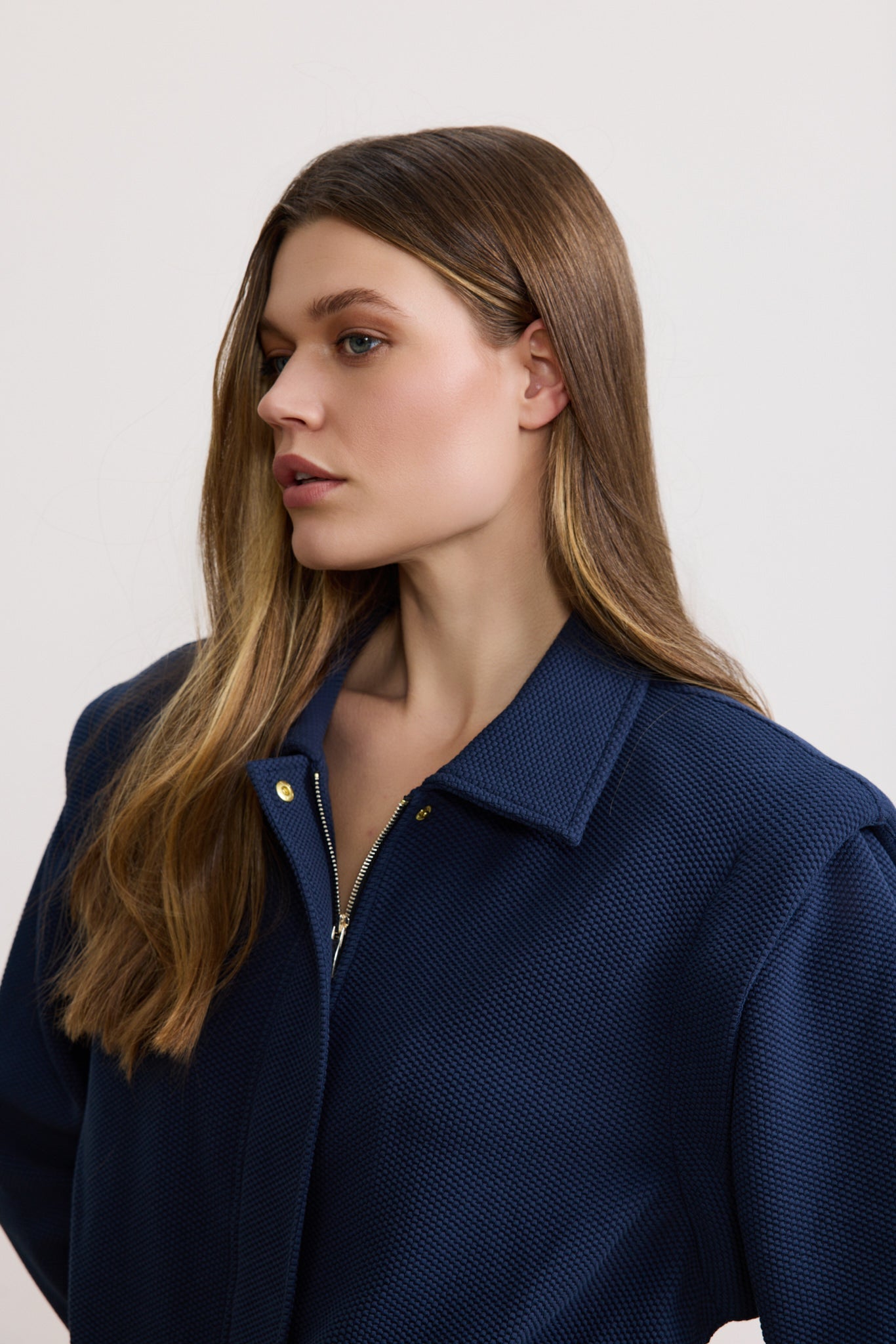 Moon Classic Jacket W Removable Sleeves - Dark Blue