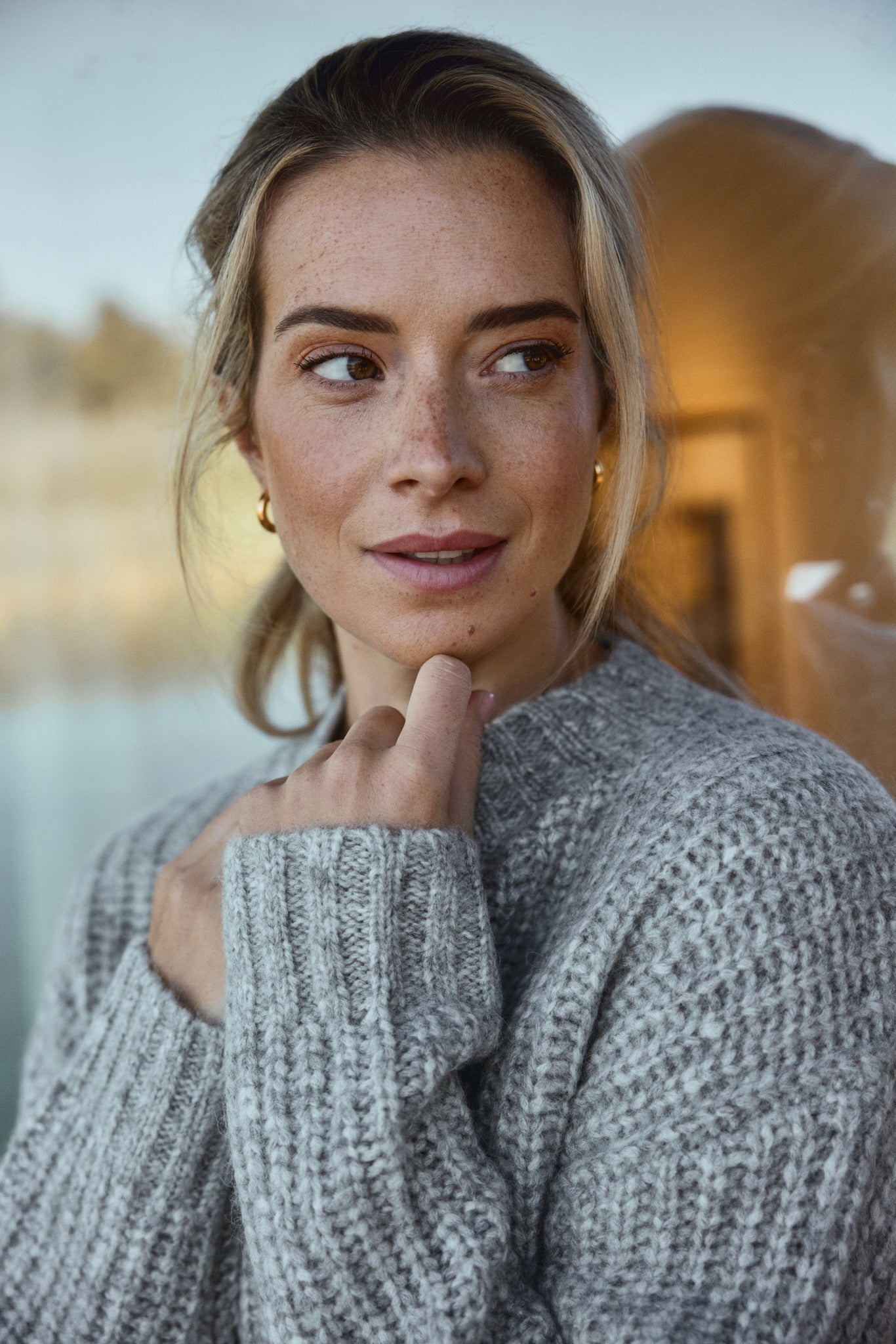 Hudson Crew Sweater - Grey Melange