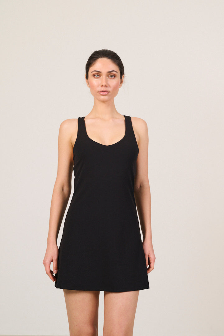 RIVER LIFT tennis dress - Black