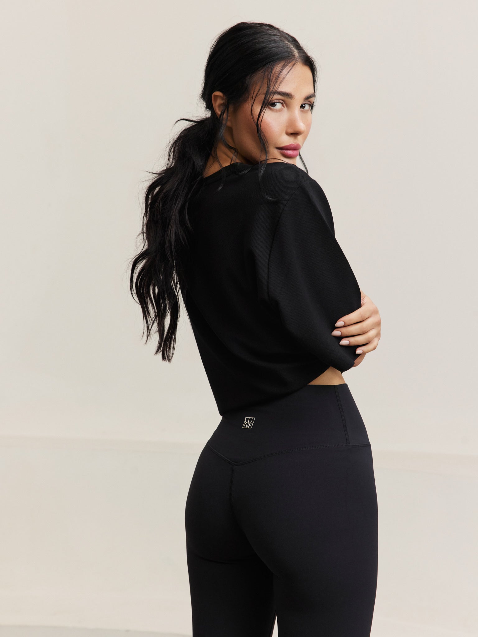 Lilly No Front Seam Legging - Black