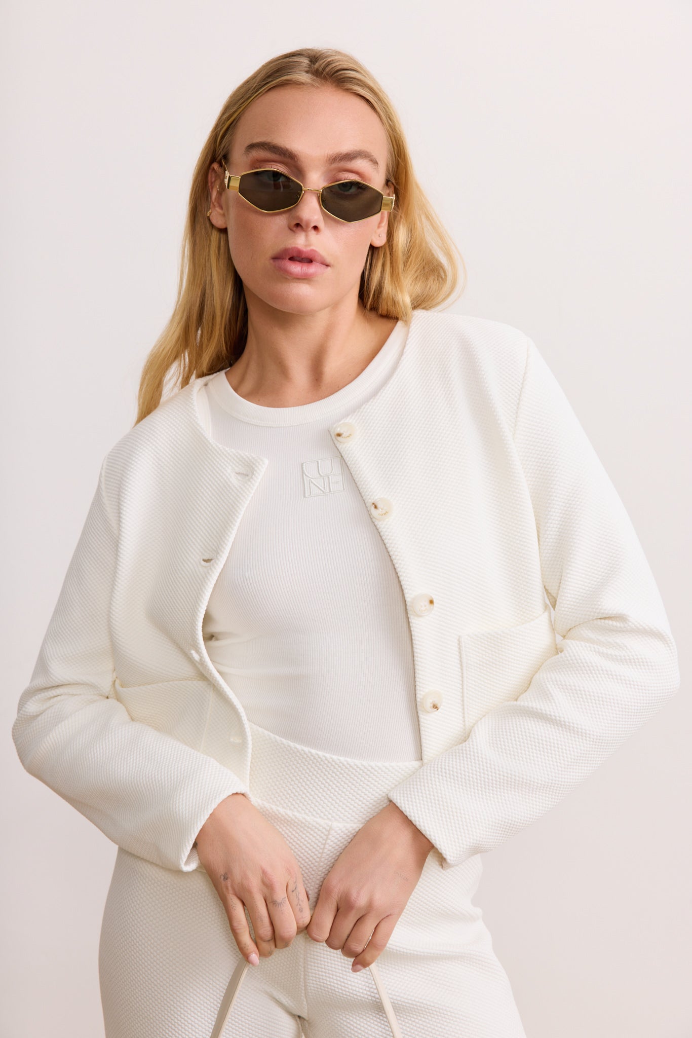 MOON CLASSIC Short jacket - Marshmellow