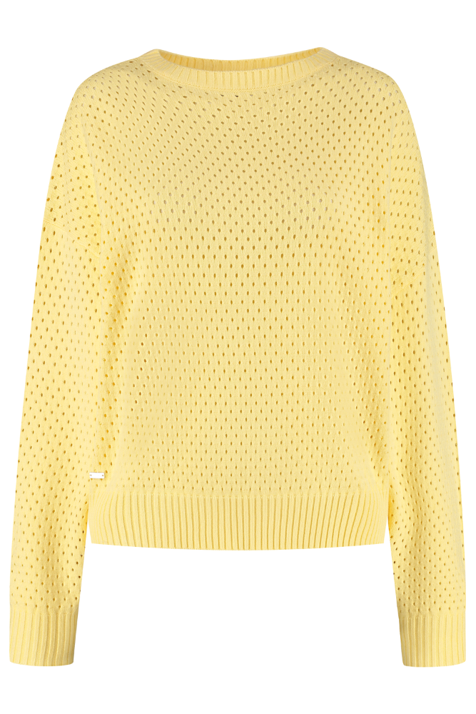 Olly Crochet Sweater - Vanilla