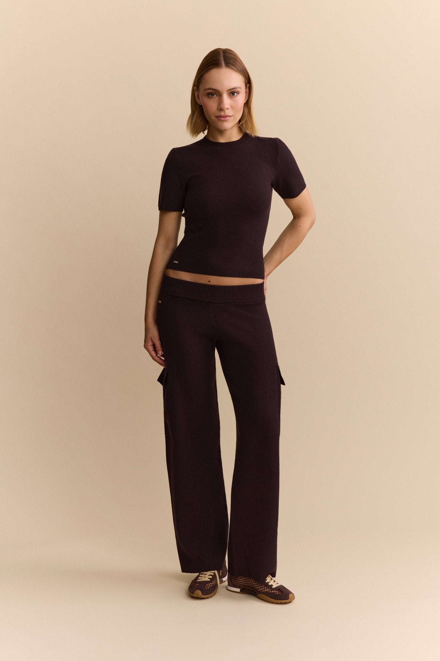 Olly Cargo Pants -  Dark Espresso