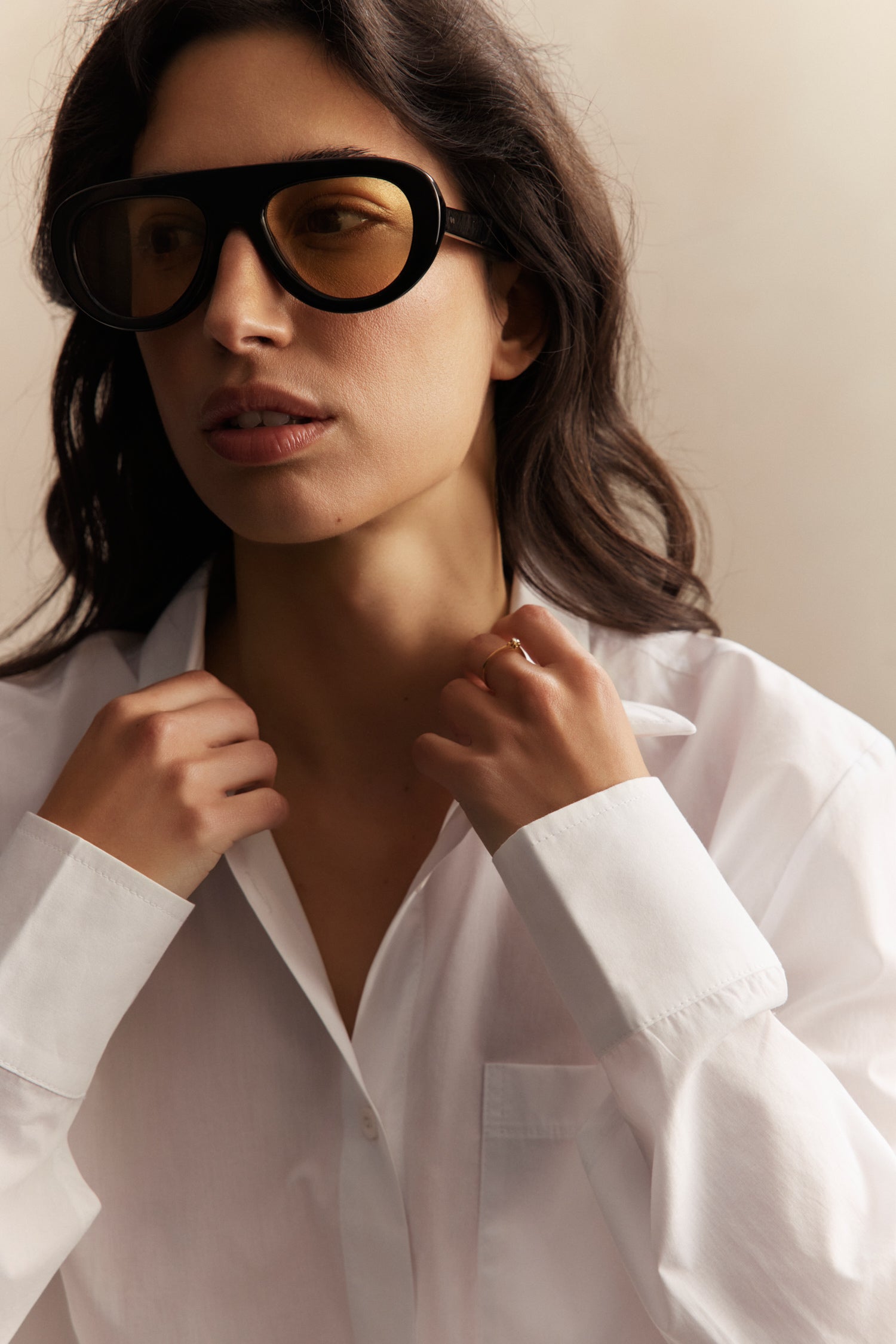 Jordie Cropped Blouse - White