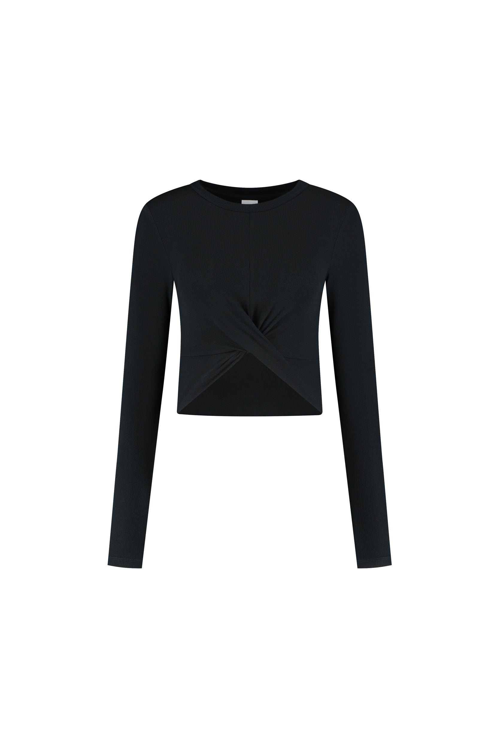 Mila Soft Twist Longsleeve - Black