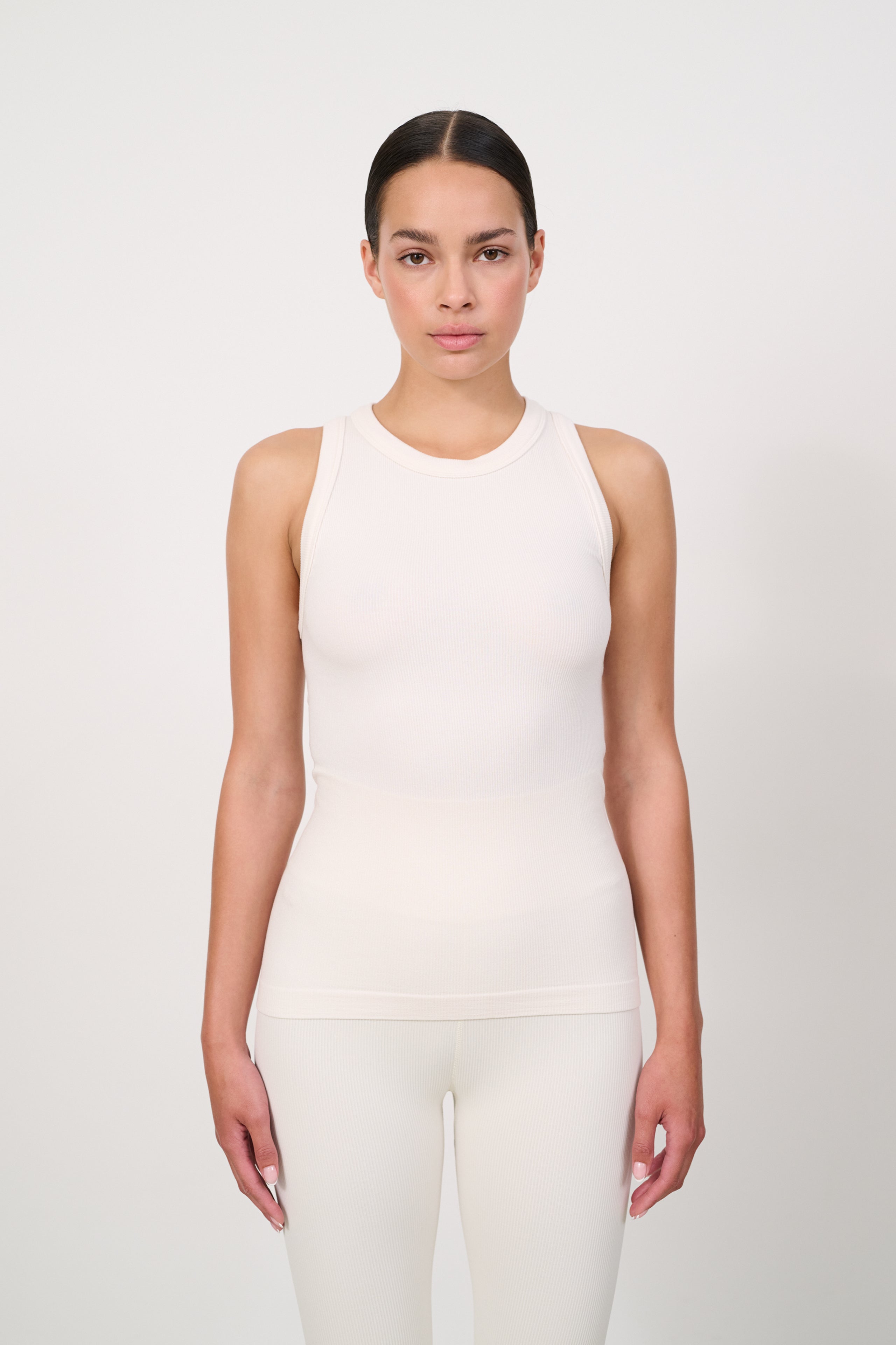 MAIA MicroModal soft rib tank - Off White