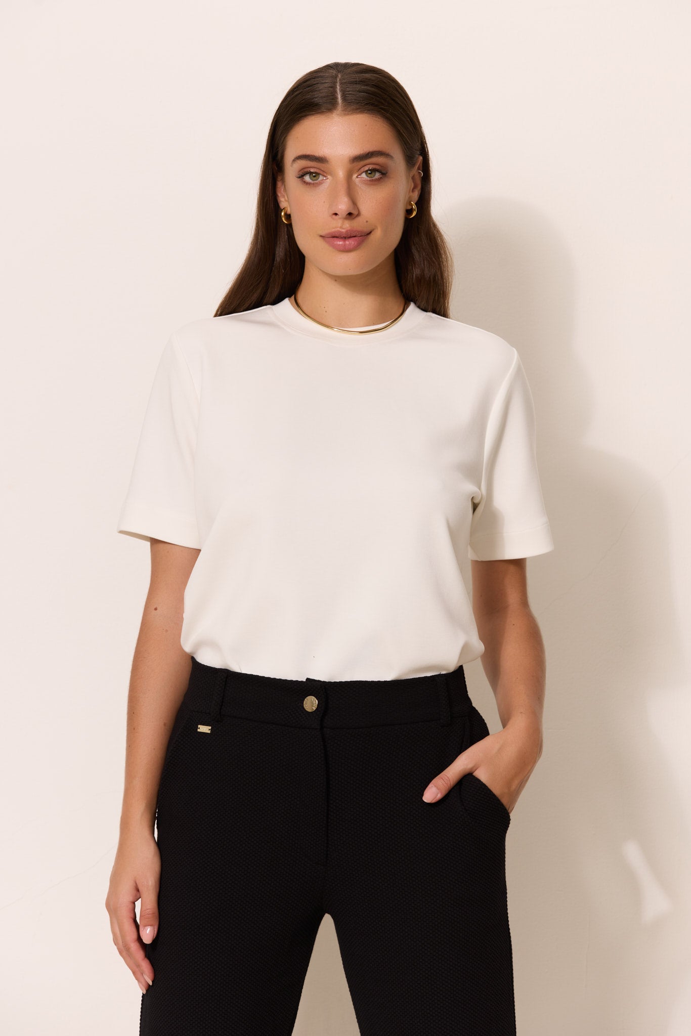 EVA modal blend tee - Marshmellow