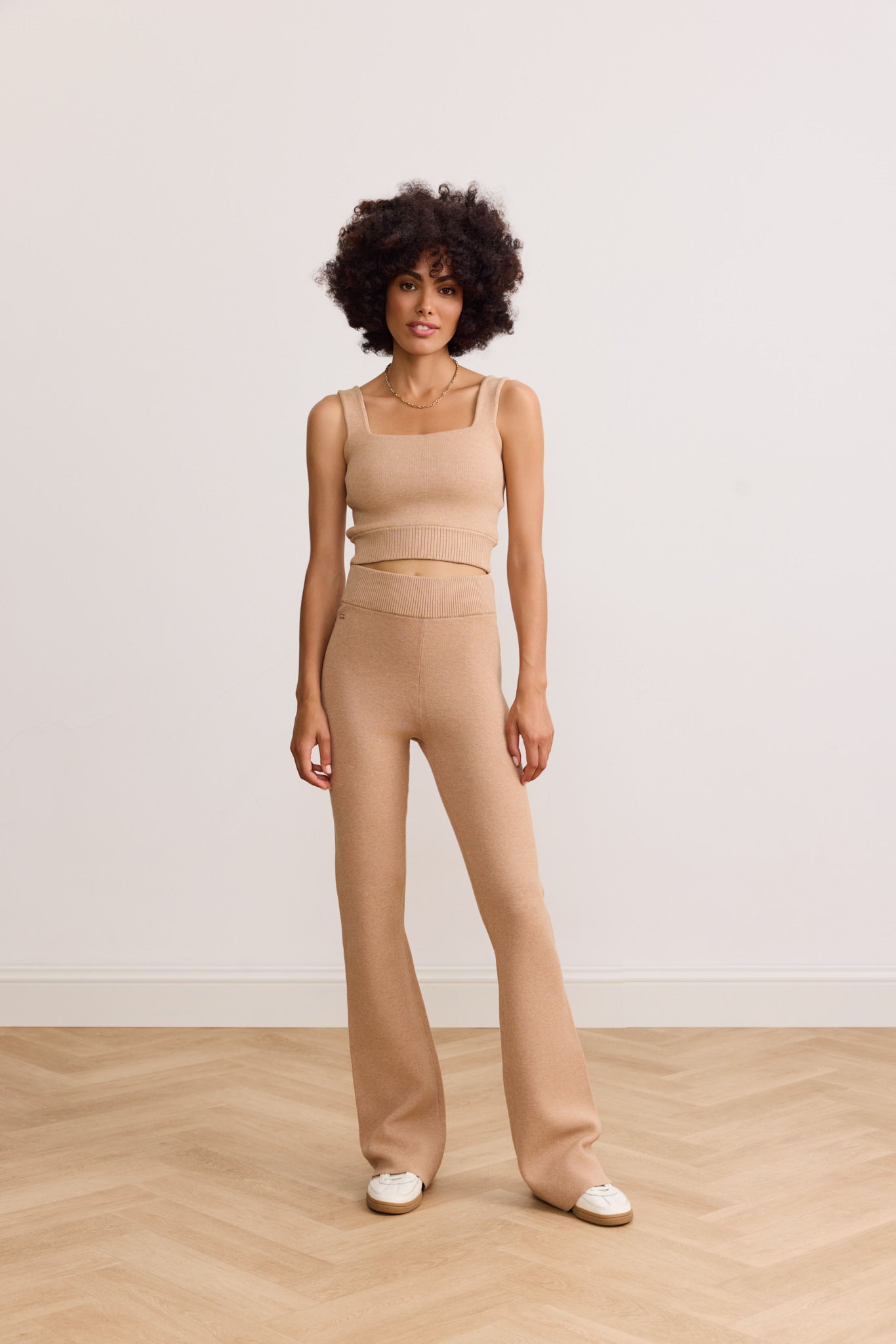 OLLY short tank - Camel