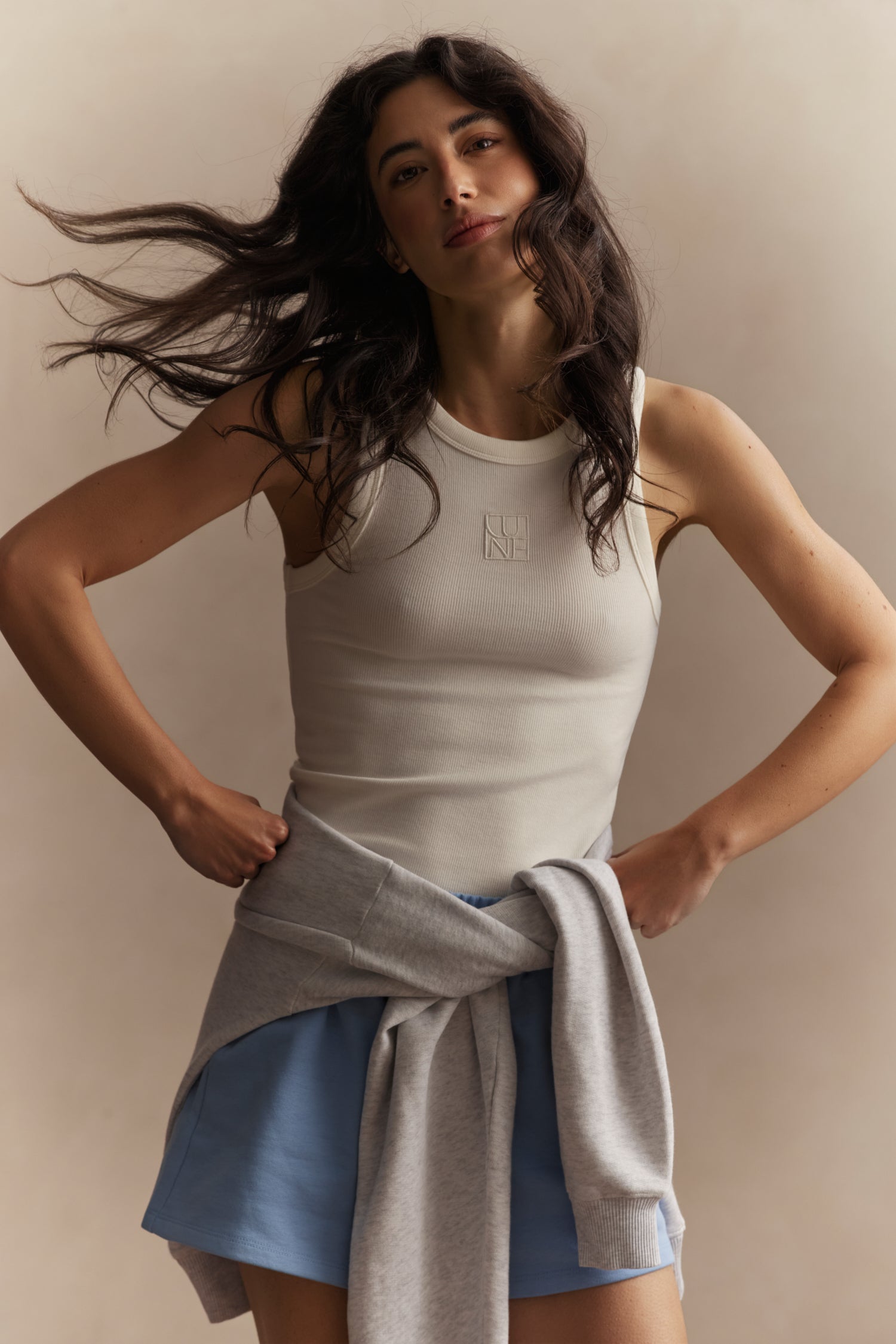 Mila Logo Soft Tanktop - Marshmellow