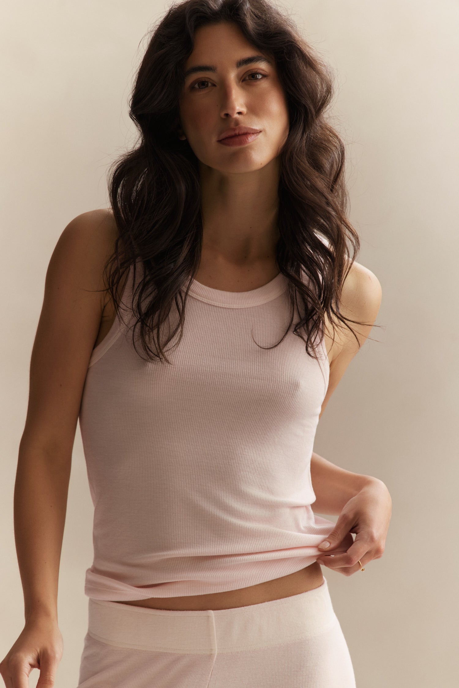 Mila Tank - Mauve Pink