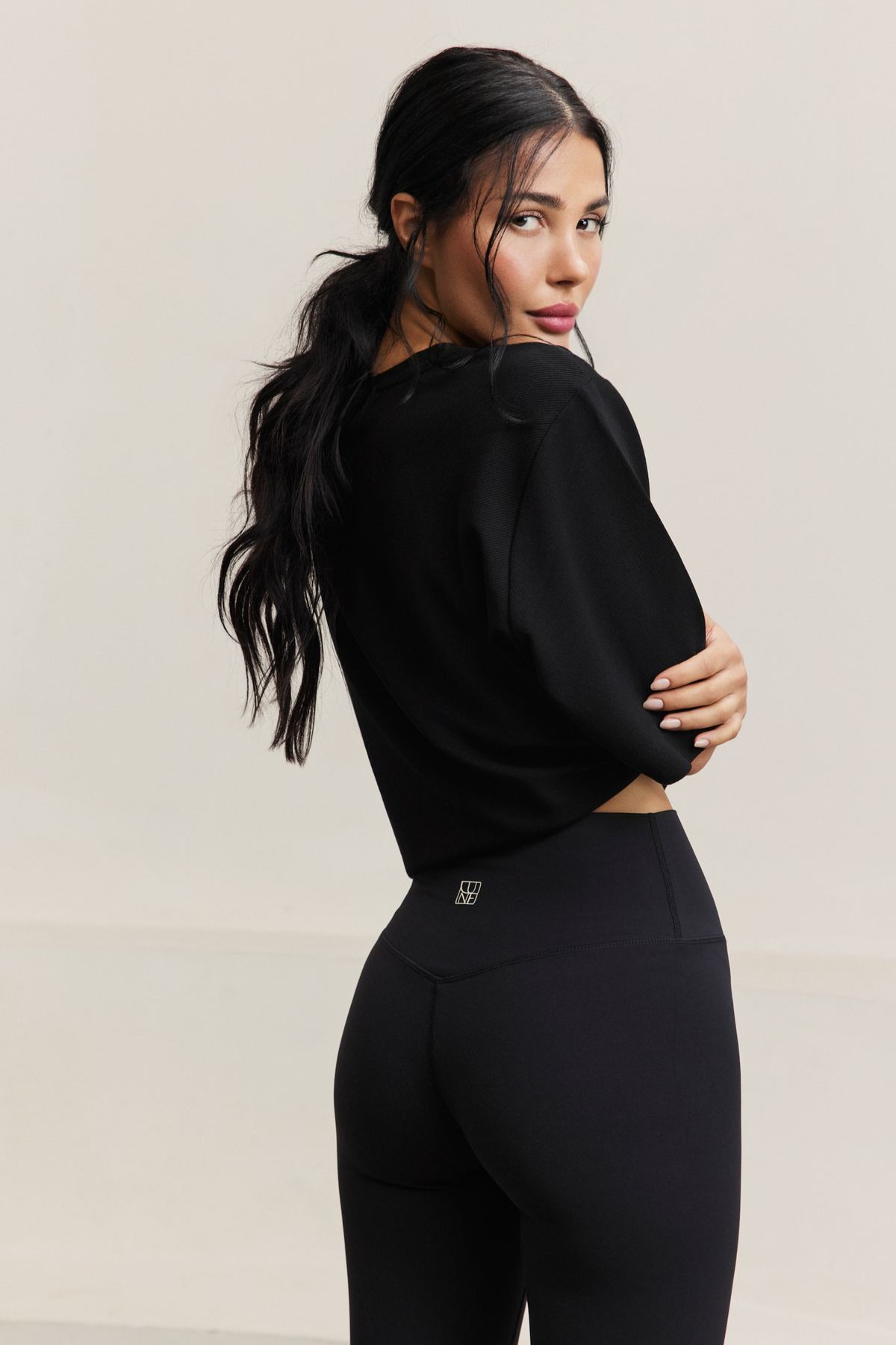 Lilly No Front Seam Legging - Black