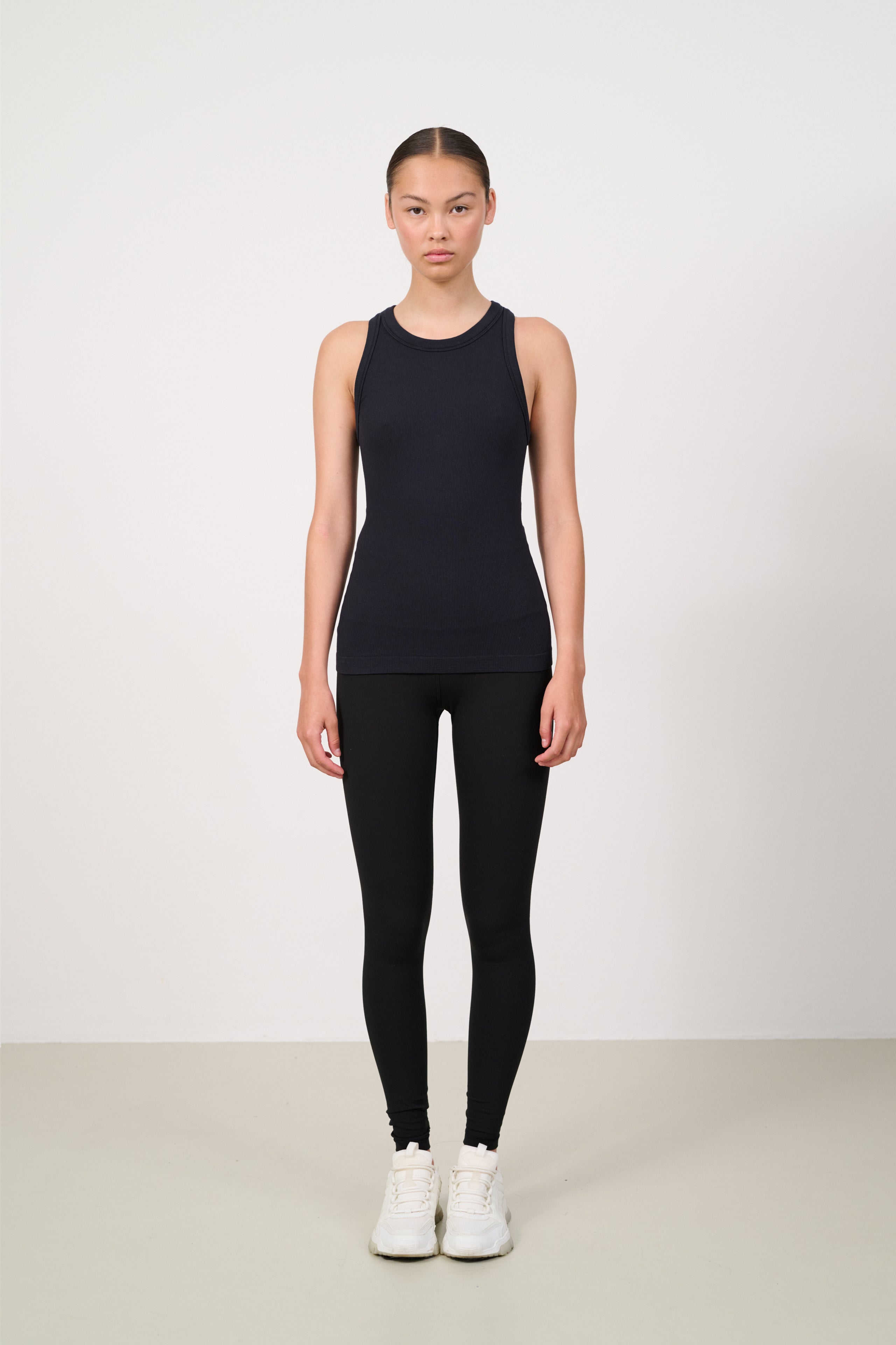 MAIA MicroModal soft rib tank - Black