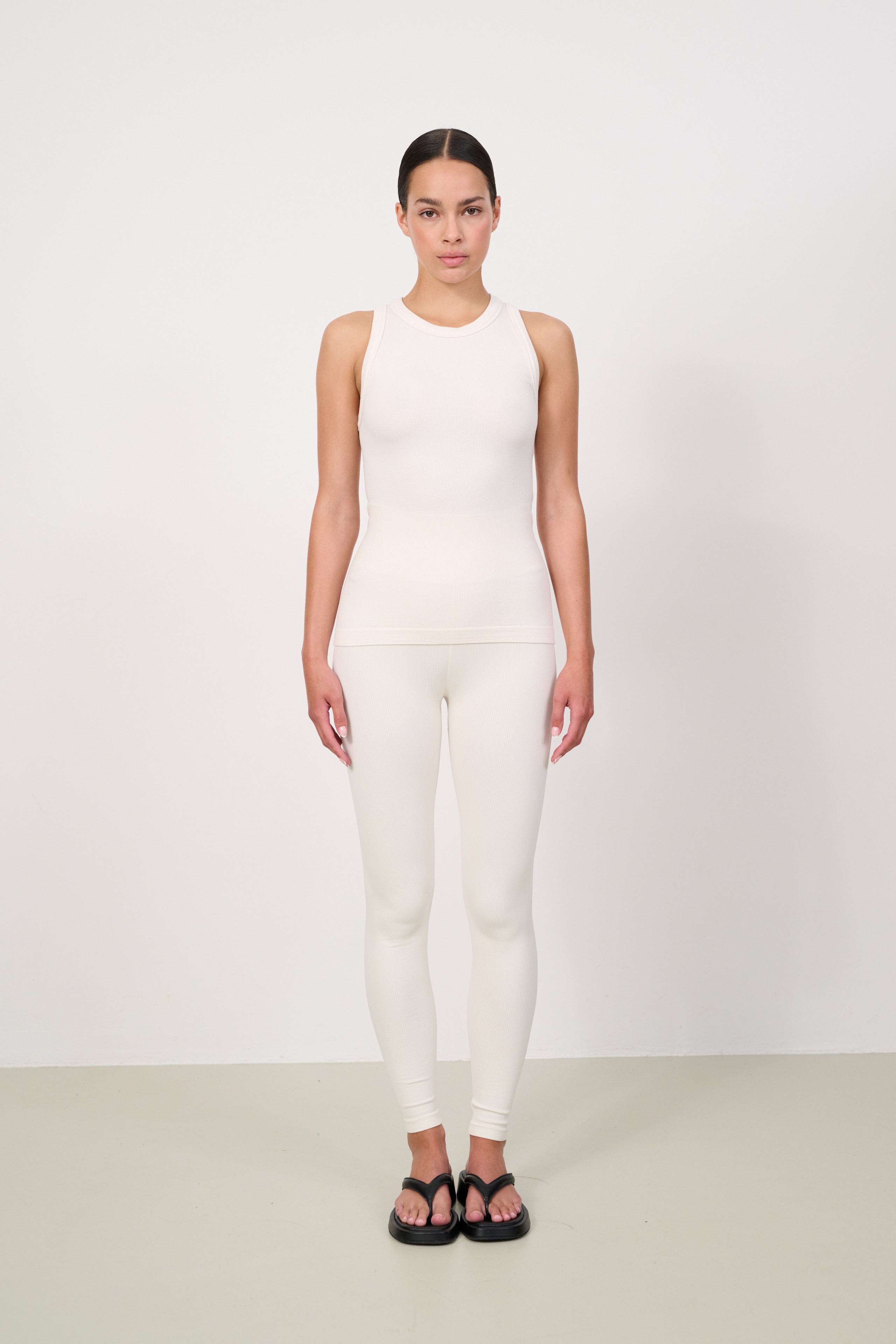 MAIA MicroModal soft rib tank - Off White