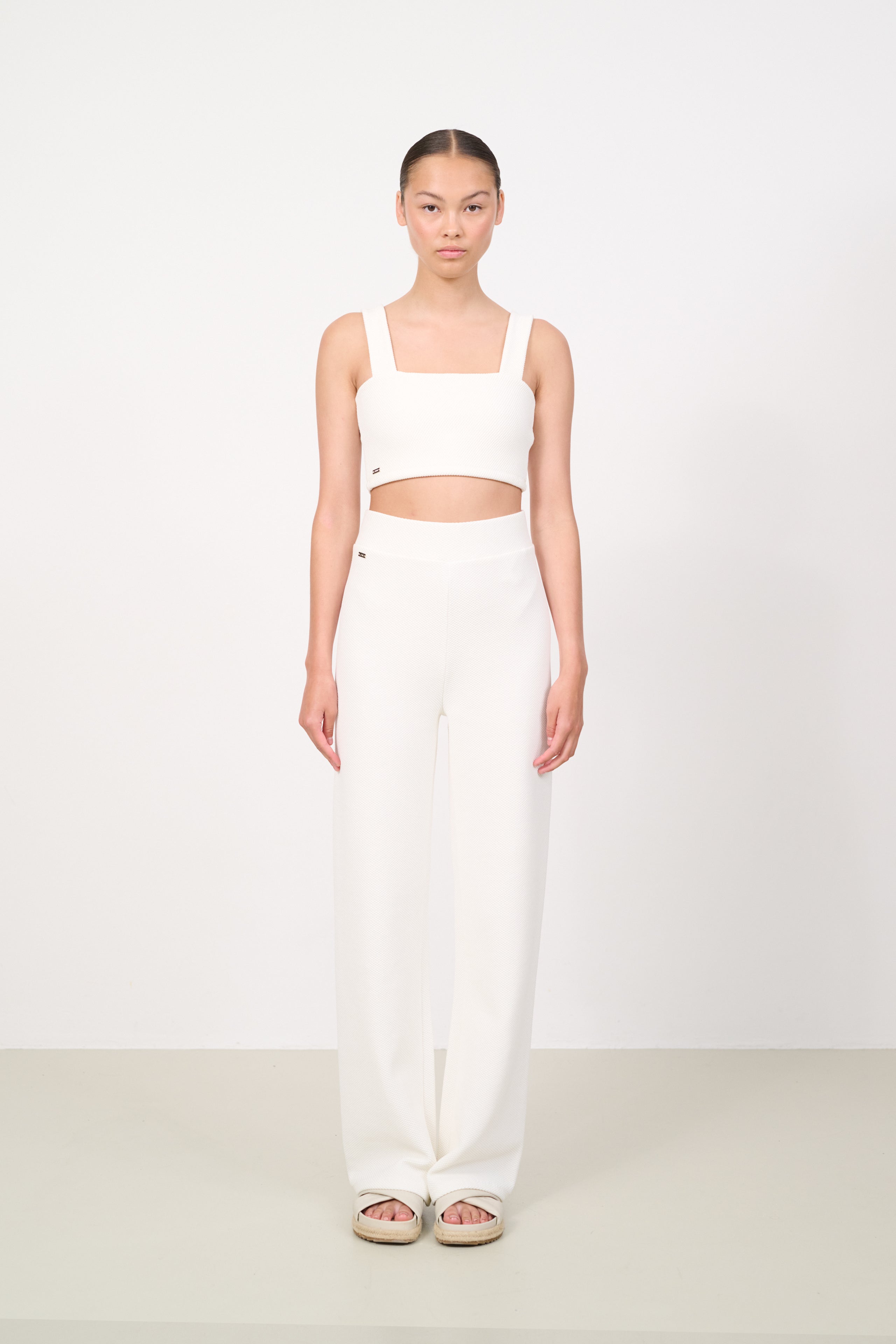 MOON CLASSIC flared pants - Marshmellow