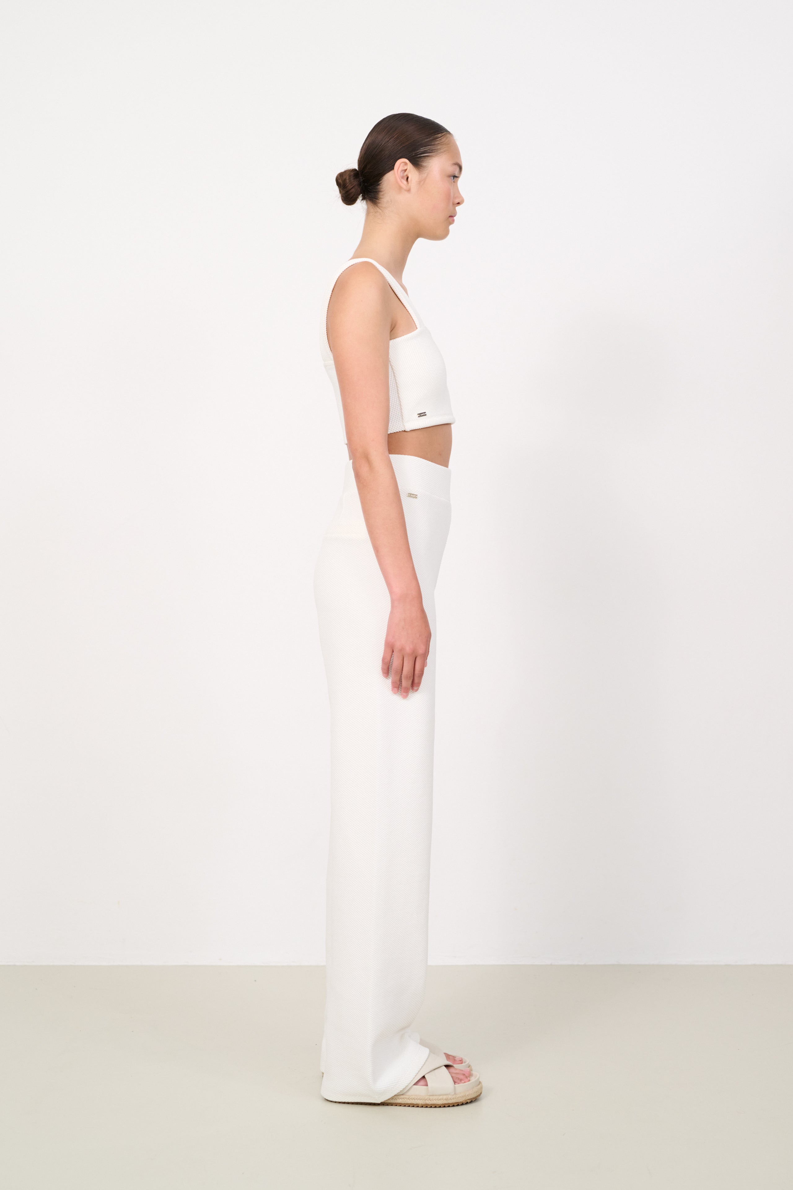 MOON CLASSIC flared pants - Marshmellow